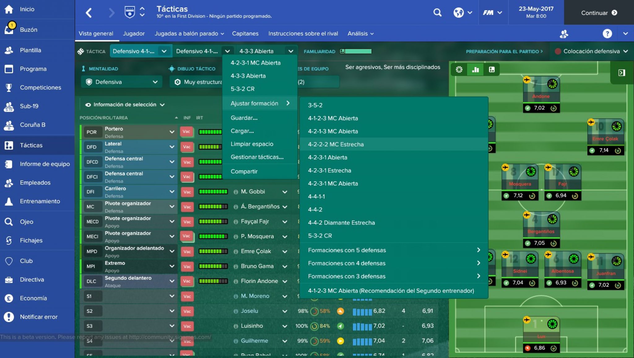 Football Manager 2017, uno de los mejores juegos de fútbol para PC del a