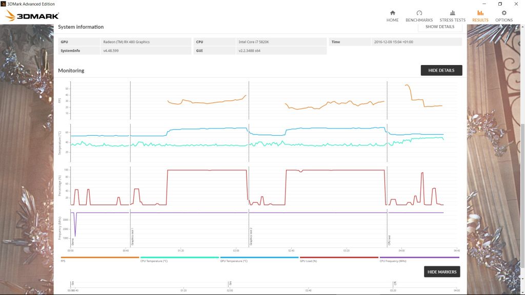 Gráficas Time Spy Drivers Crimson Relive 16.12.1