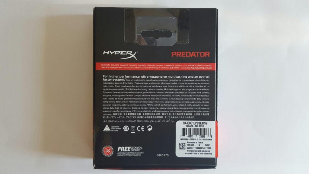 HyperX HX430C15PB3K4/16