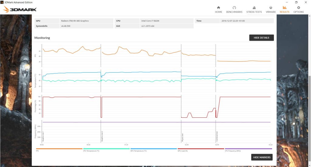 Gráficas Time Spy Drivers Crimson 16.12.1