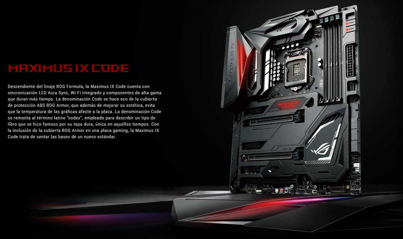 Asus Maximus IX Code