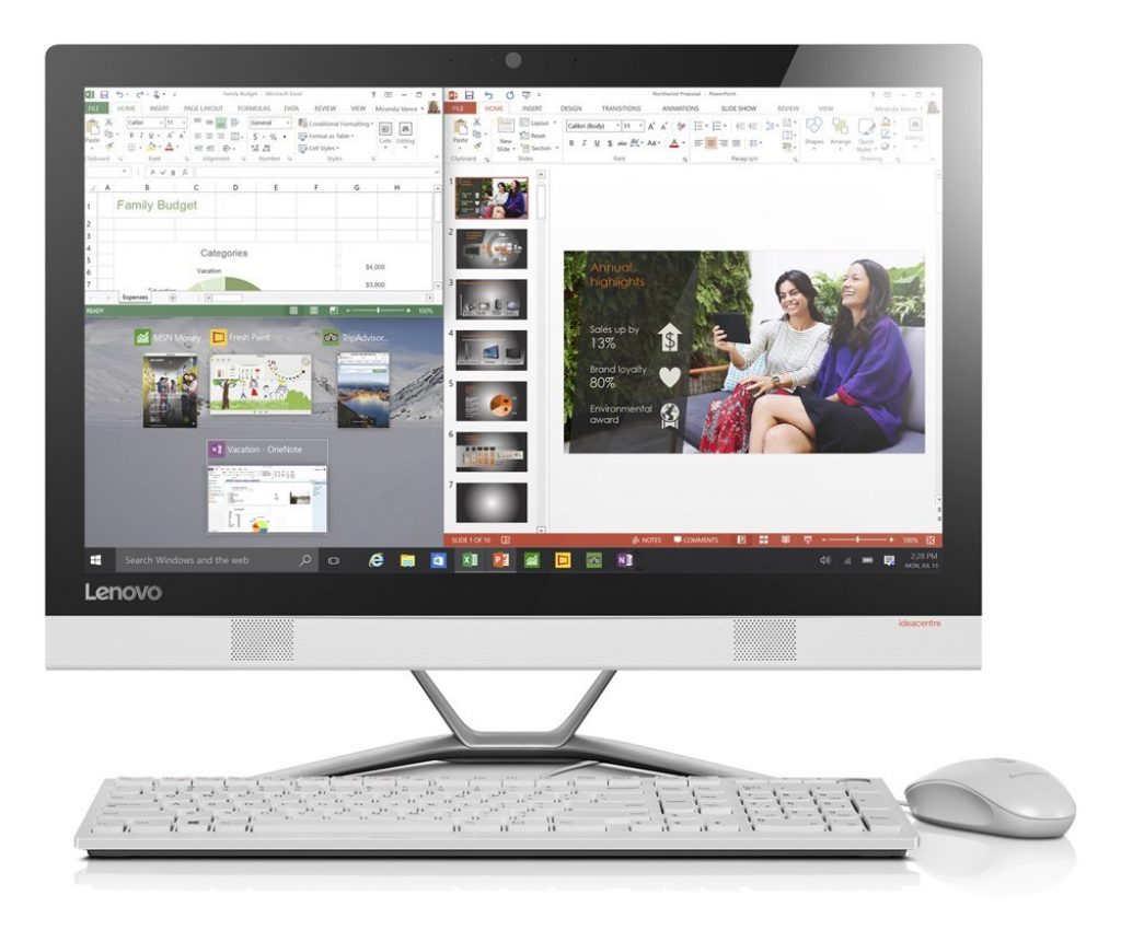 Lenovo IdeaCentre 300-23ISU, pantalla