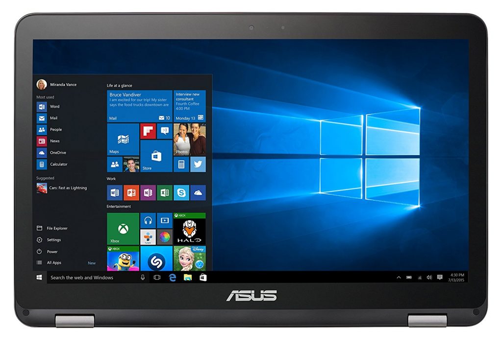 Asus Vivobook Flip TP501UQ-CJ012T, pantalla