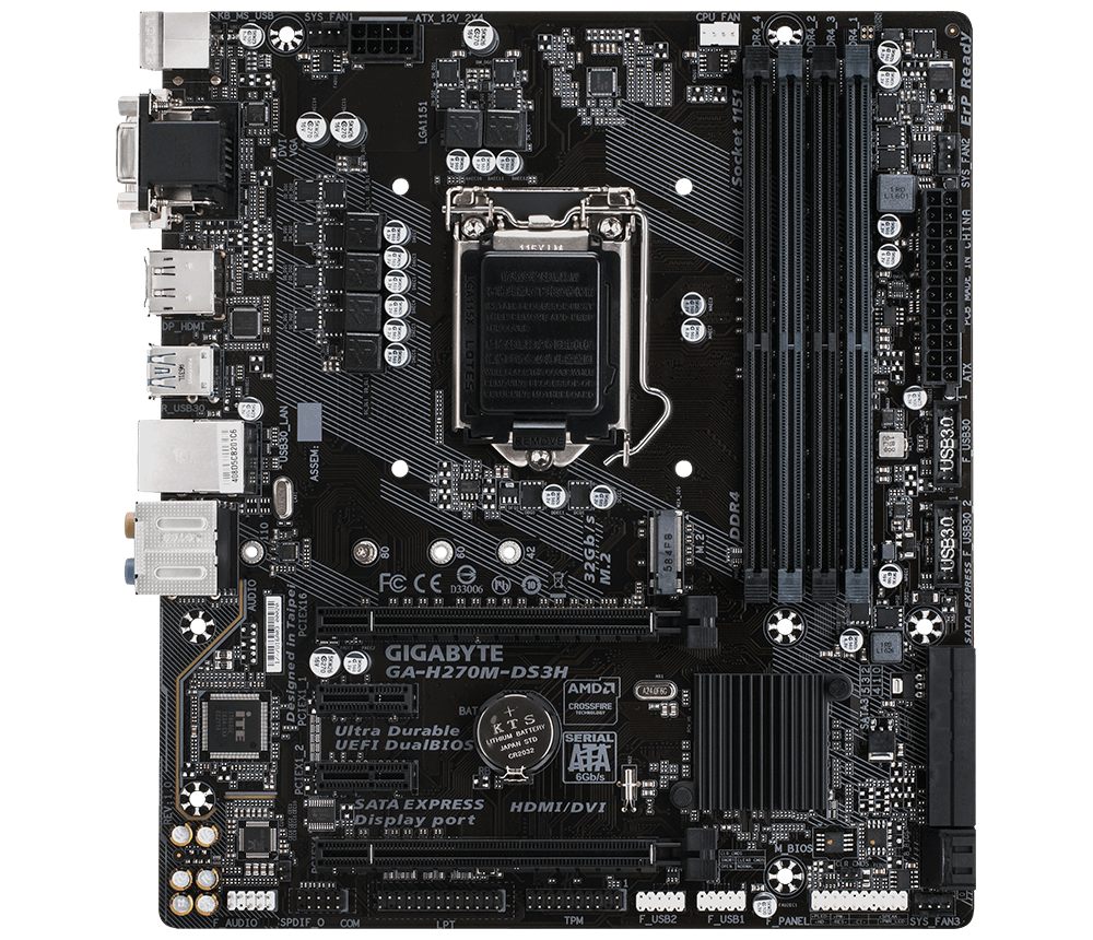 Gigabyte GA-H270M-DS3H