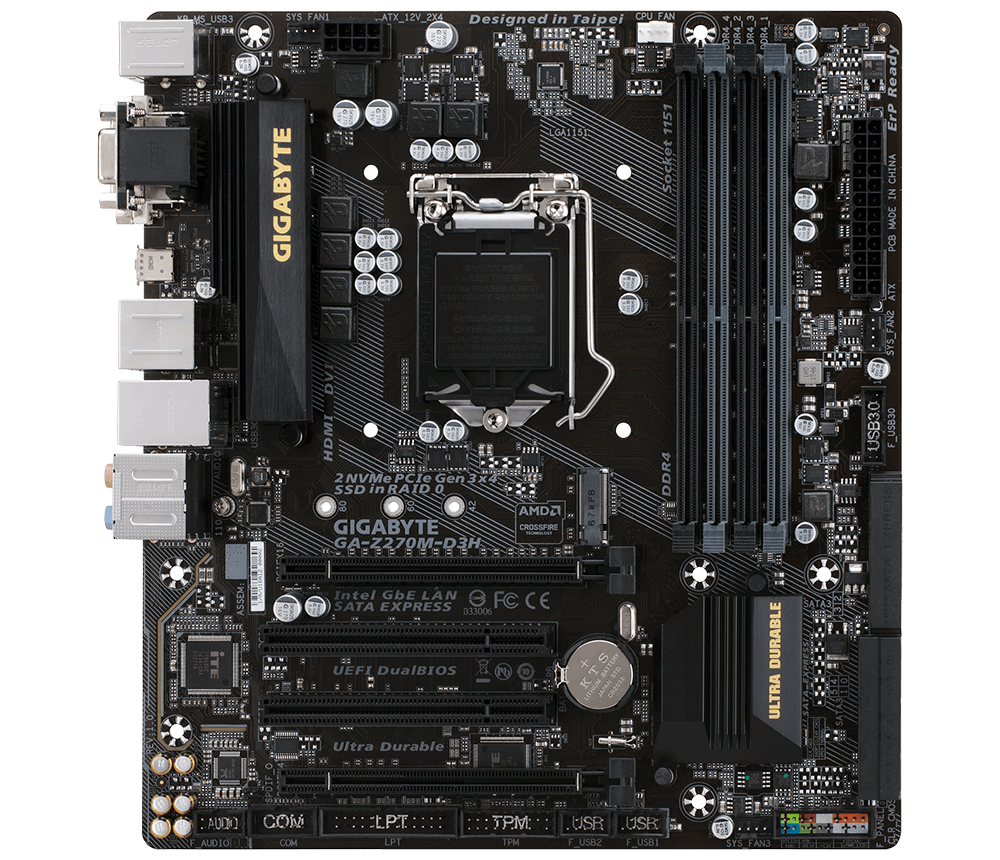 Gigabyte GA-Z270M-D3H