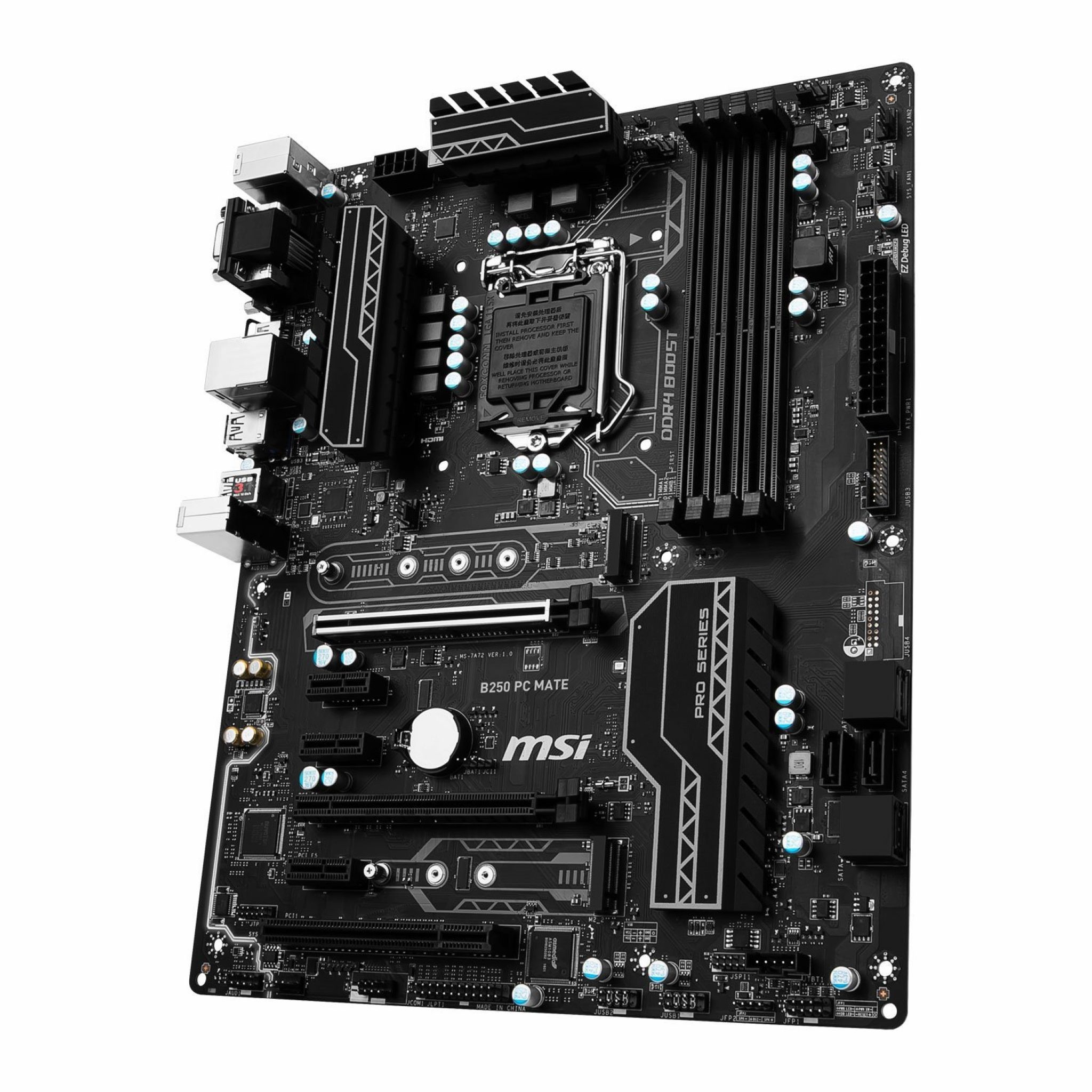 MSI B250 PC Mate, solución de negocio para los nuevos micros Intel