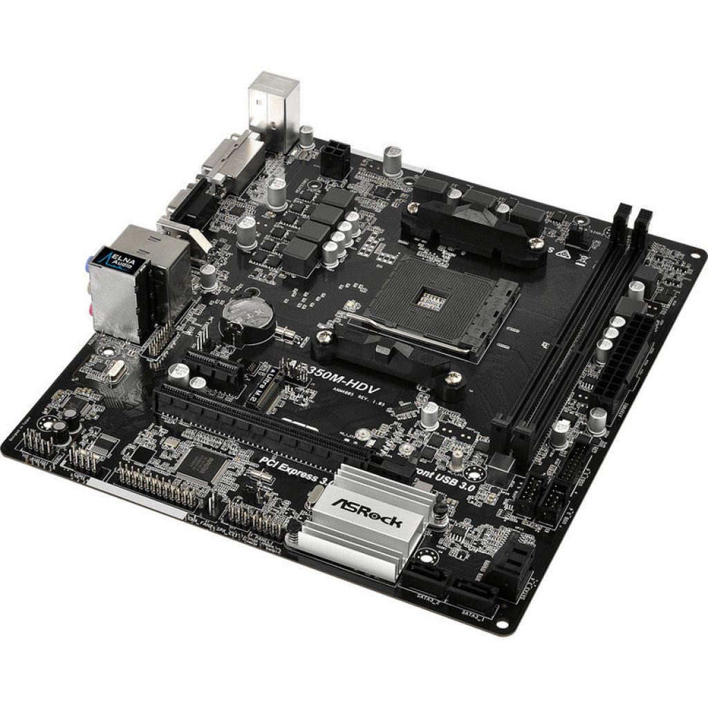 Asrock AB350M-HDV, protección