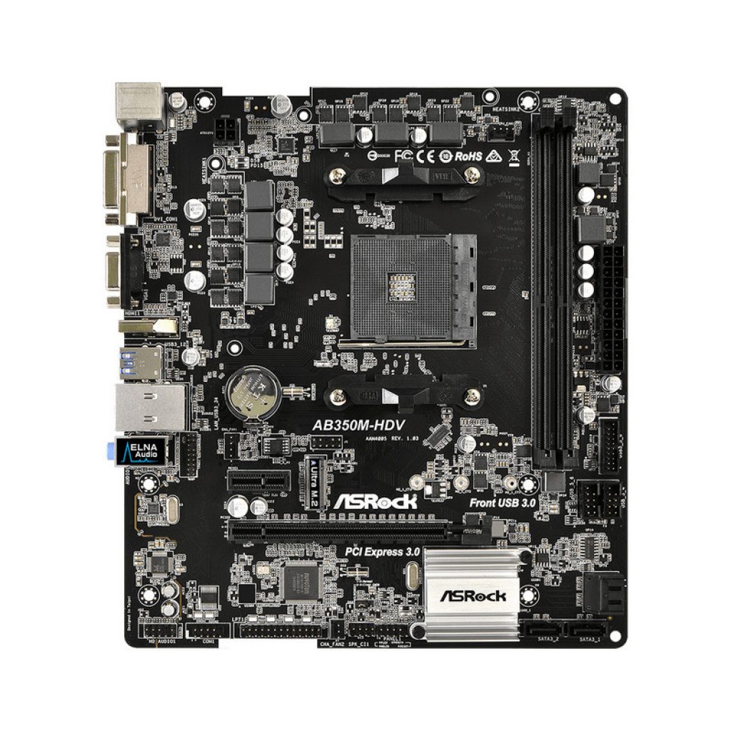 Asrock AB350M-HDV, transferencia de datos