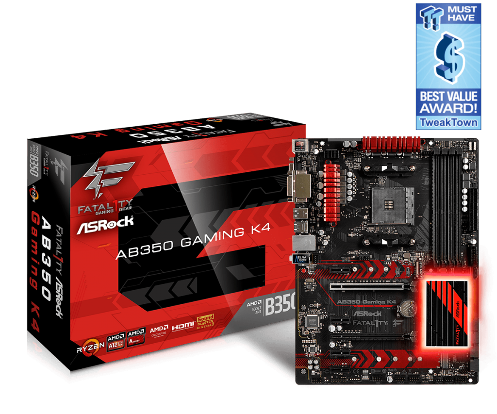 Asrock Fatal1ty AB350 Gaming K4