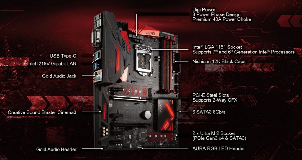 Asrock Fatal1ty Z270 Gaming K4