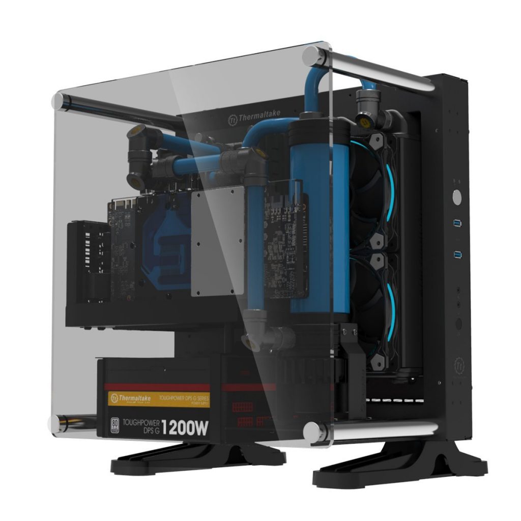 Thermaltake Core P1, radiadores