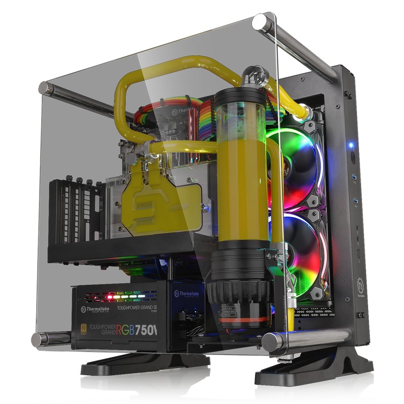 Thermaltake Core P1, ventana de vidrio