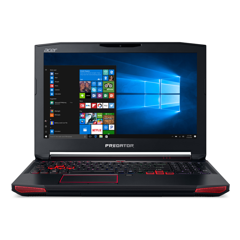 Acer Predator G9-593-71U0, diseño