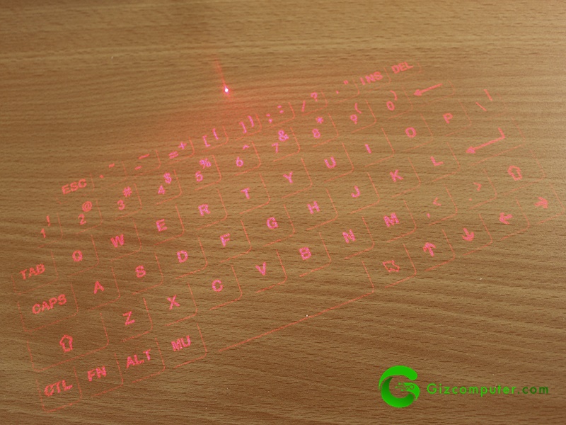 Laser Projection Virtual Keyboard