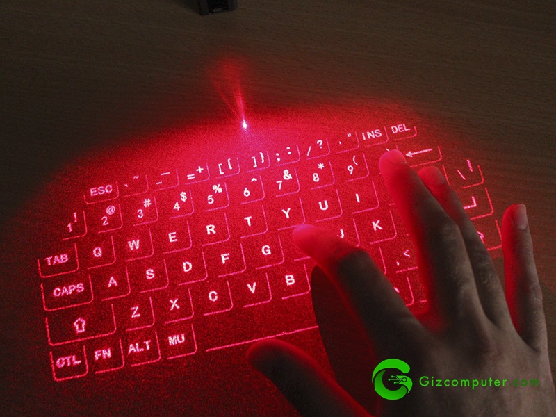 Laser Projection Virtual Keyboard