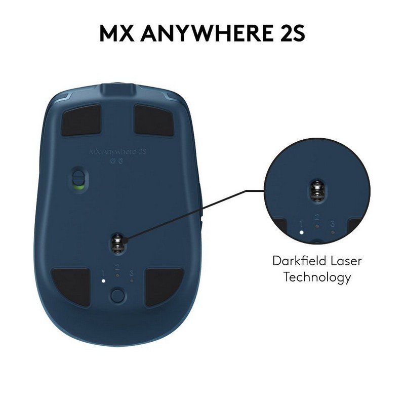 Logitech MX Anywhere 2S, sensor