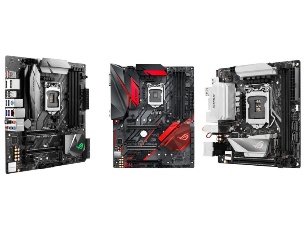 Asus ROG STRIX Z370-G, Z370-H y Z370-I Gaming