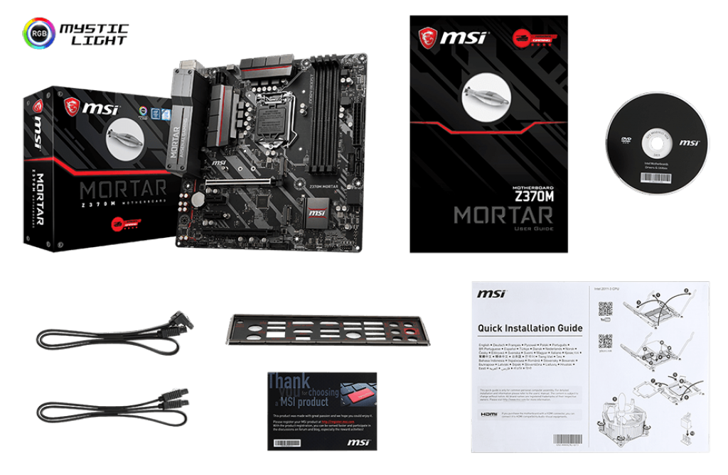 MSI Z370M Mortar