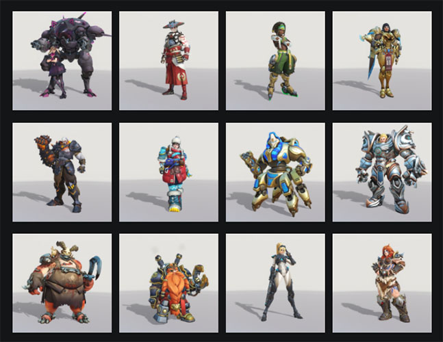 Overwatch Aspectos legendarios