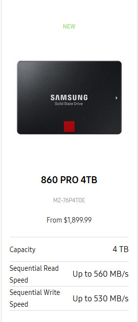 SSD 860 Pro