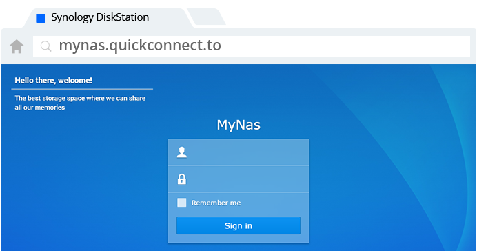 SYNOLOGY DS118 QuickConnect