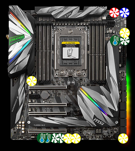 MSI Meg X399 Creation