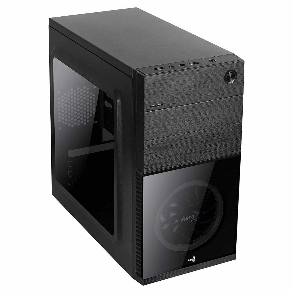 Aerocool CS-105, panel frontal