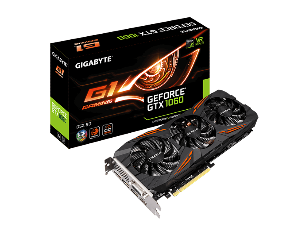 Gigabyte GeForce GTX 1060 G1 Gaming D5X 6G