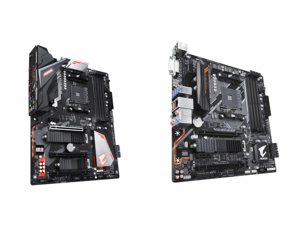 Gigabyte B450 AORUS Pro y Gigabyte B450 AORUS M