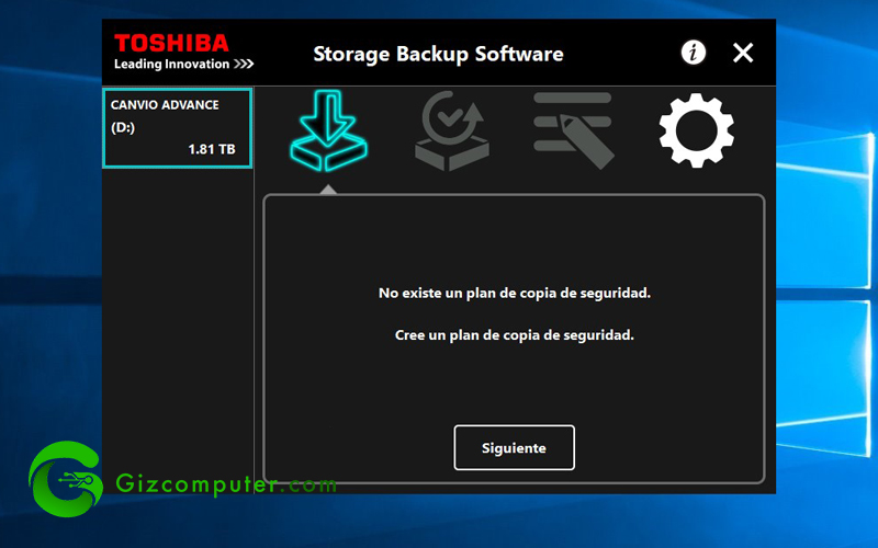 Toshiba Canvio Advance Storage Backup Software