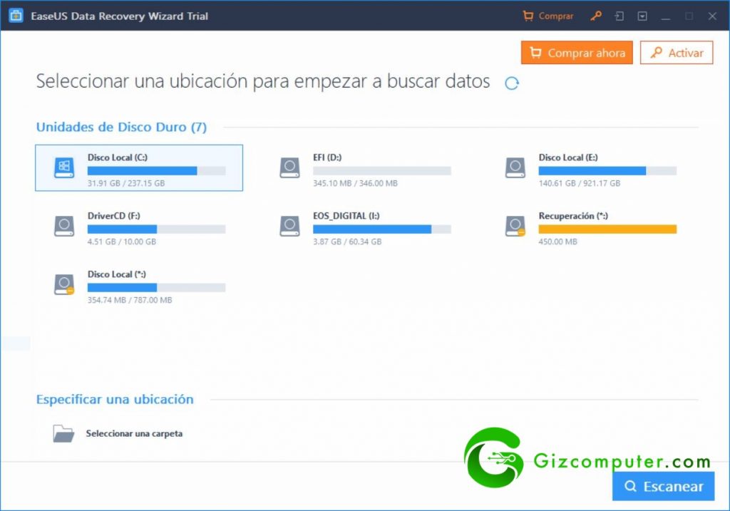 EaseUS Data Recovery Wizard Pro