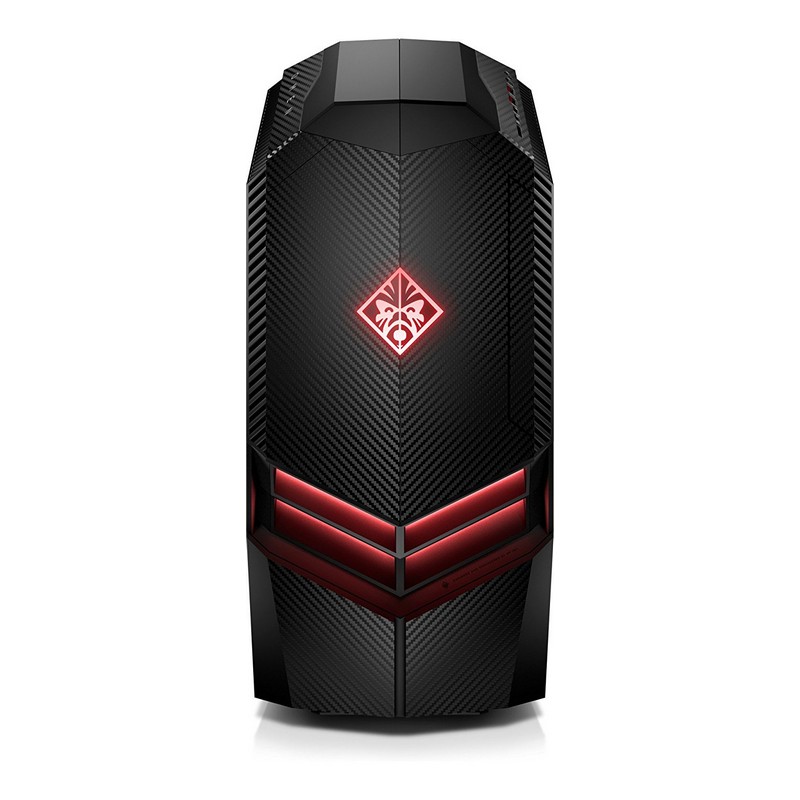 Este PC Gaming HP 880-188NS apuesta por un diseño en un formato bastante agresivo, con numerosas rectas y aristas. HP OMEN 880-188NS, aspecto