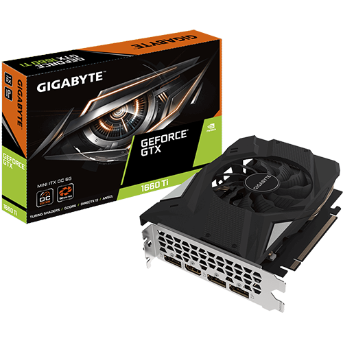 GIGABYTE GTX 1660Ti MINI ITX OC 6G