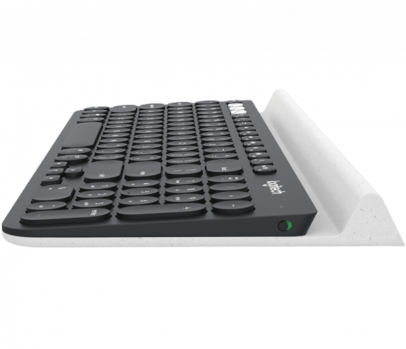 Desaparecido orificio de soplado mordedura Logitech K780, teclado para escribir del pc a otros dispositivos.