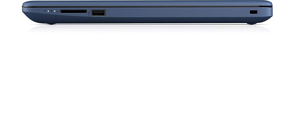 En el lateral derecho tenemos un USB con interfaz 2.0 y un lector de tarjetas SD con soporte multiformato. HP 15-DA0056NS, conectividad