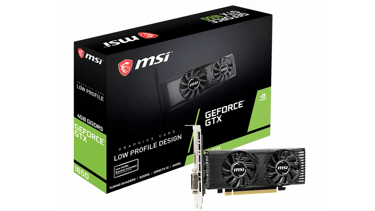 MSI GeForce GTX 1650 Low Profile Design