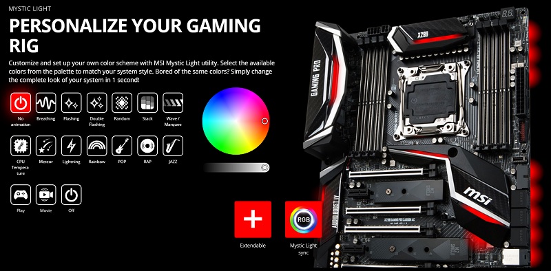 MSI X299 Gaming Pro Carbon