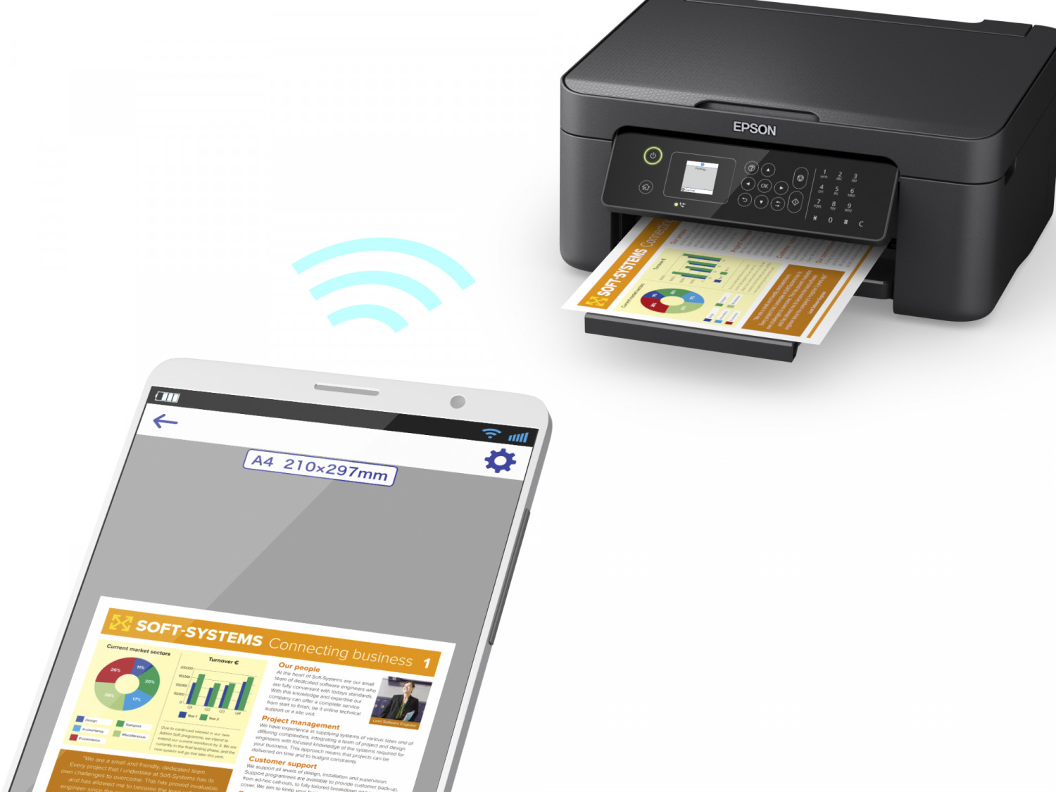 Epson WorkForce WF2810DWF, una impresora compacta 4 en 1 con WiFi