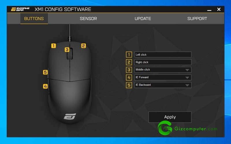 Ratón EndGame Gear XM1 V2