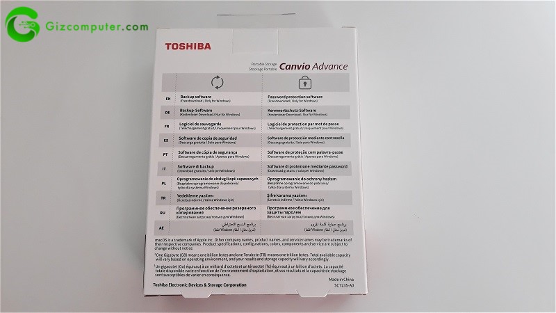 Toshiba Canvio Advance