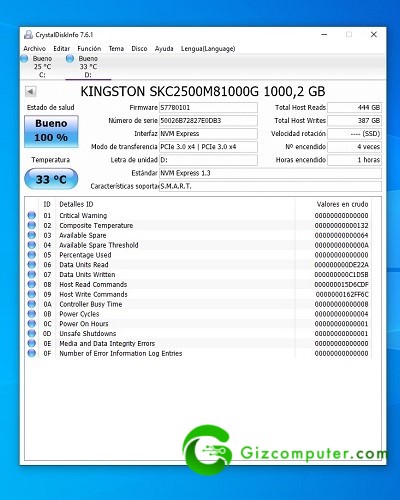 Kingston KC2500