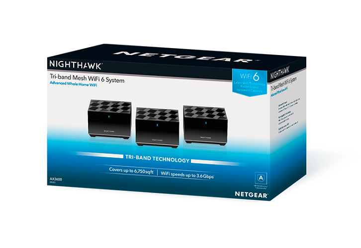 Nighthawk Tri-band Mesh WiFi 6