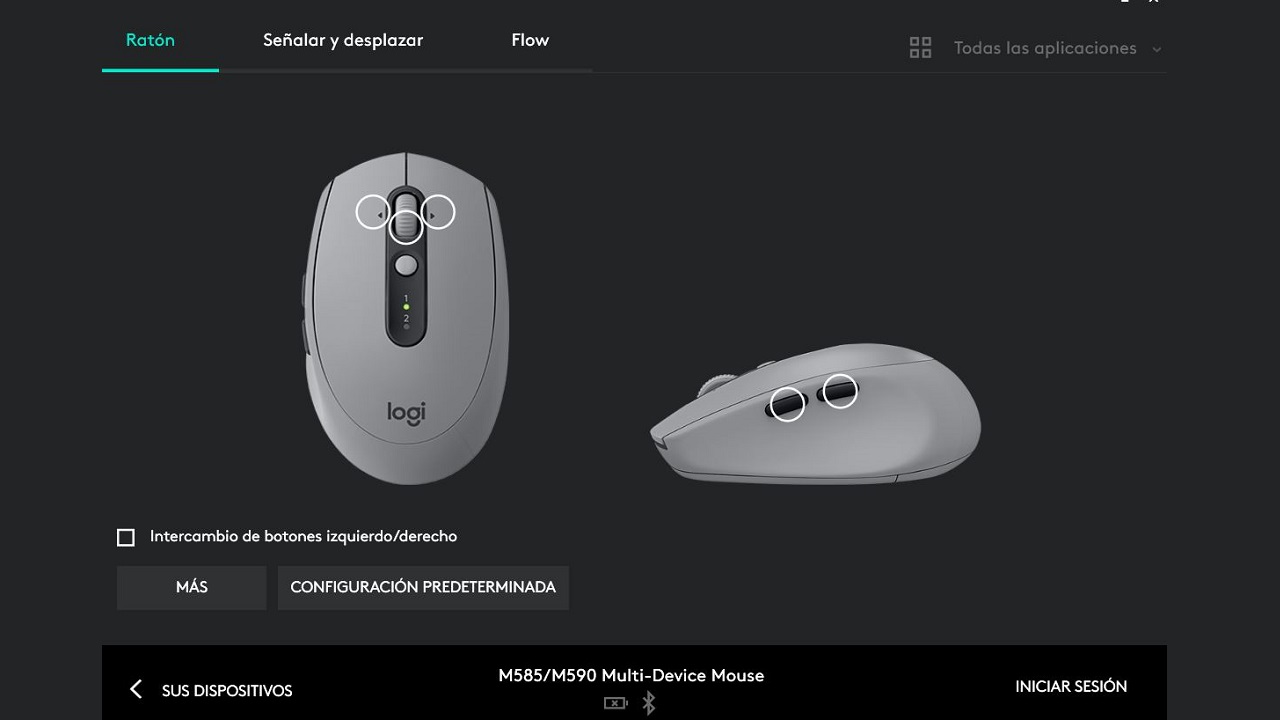 app logitech options m590