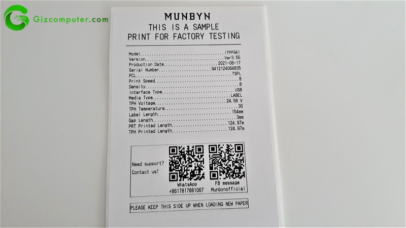 Impresora de etiquetas MUNBYN