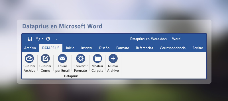 Barra de herramientas para los editores de Office