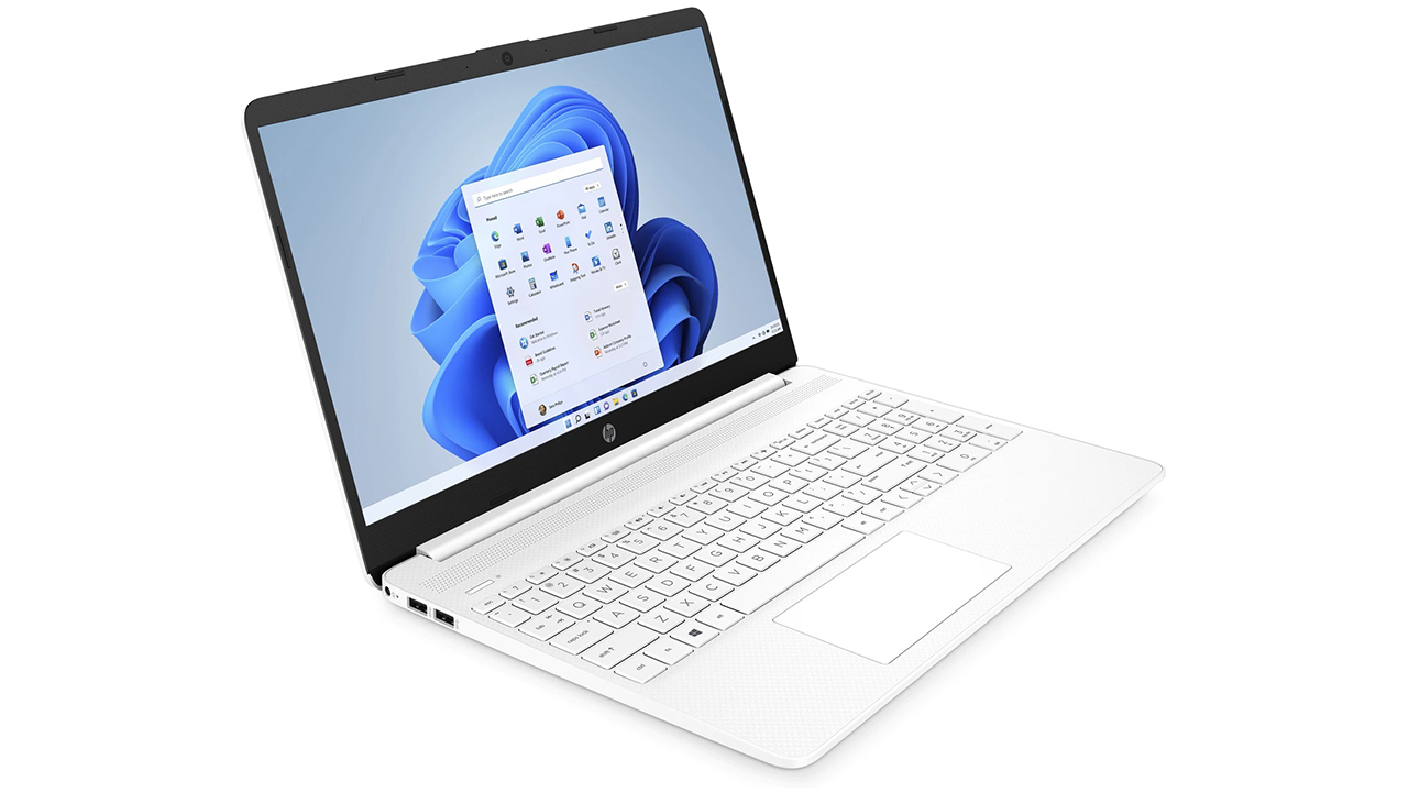 HP 15s-fq2070ns, bonito ordenador portátil blanco de TB