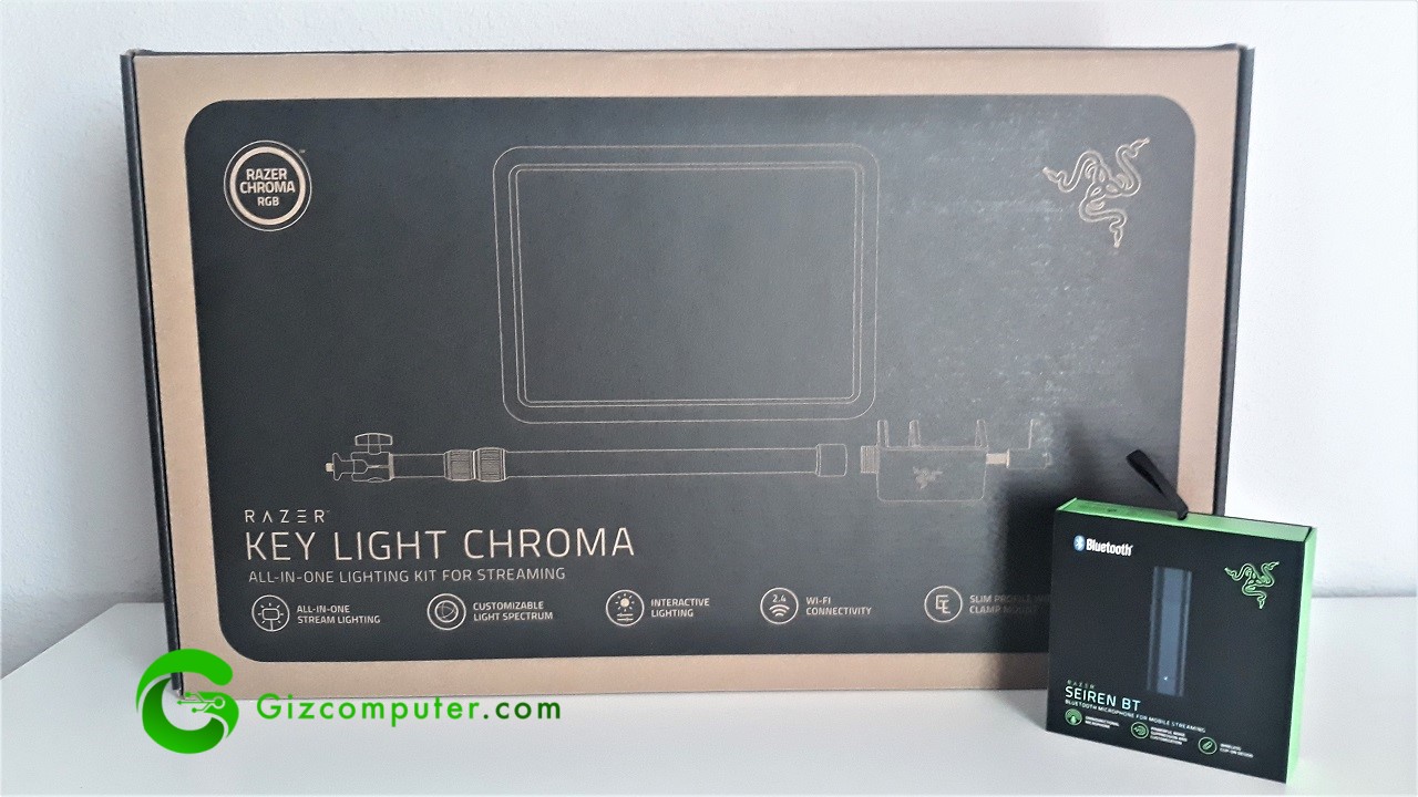 Razer Seiren BT y Razer Key Light Chroma