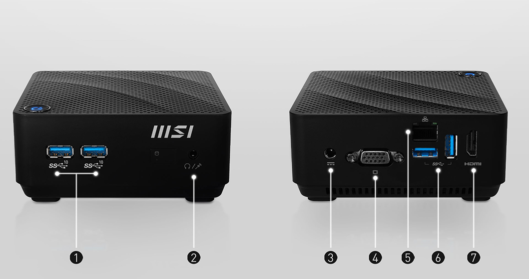 MSI Cubi N JSL-032BEU - Conectividad