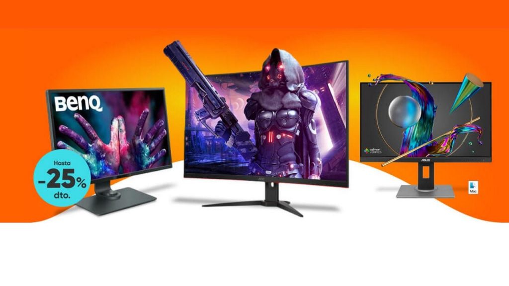 monitores en oferta pccomponentes