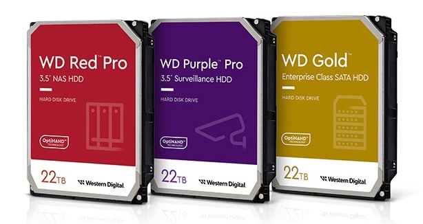 WD HDD 22 TB